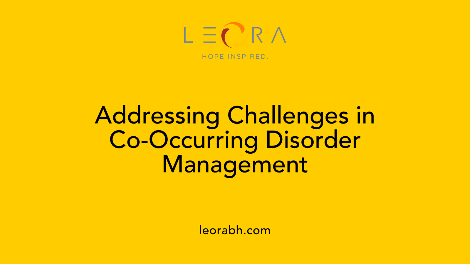 Addressing Challenges in Co-Occurring Disorder Management