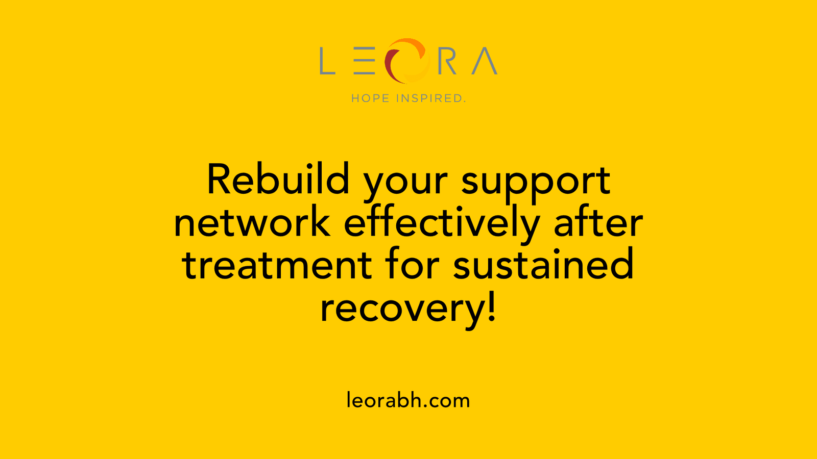 Rebuild your support network effectively after treatment for sustained recovery!