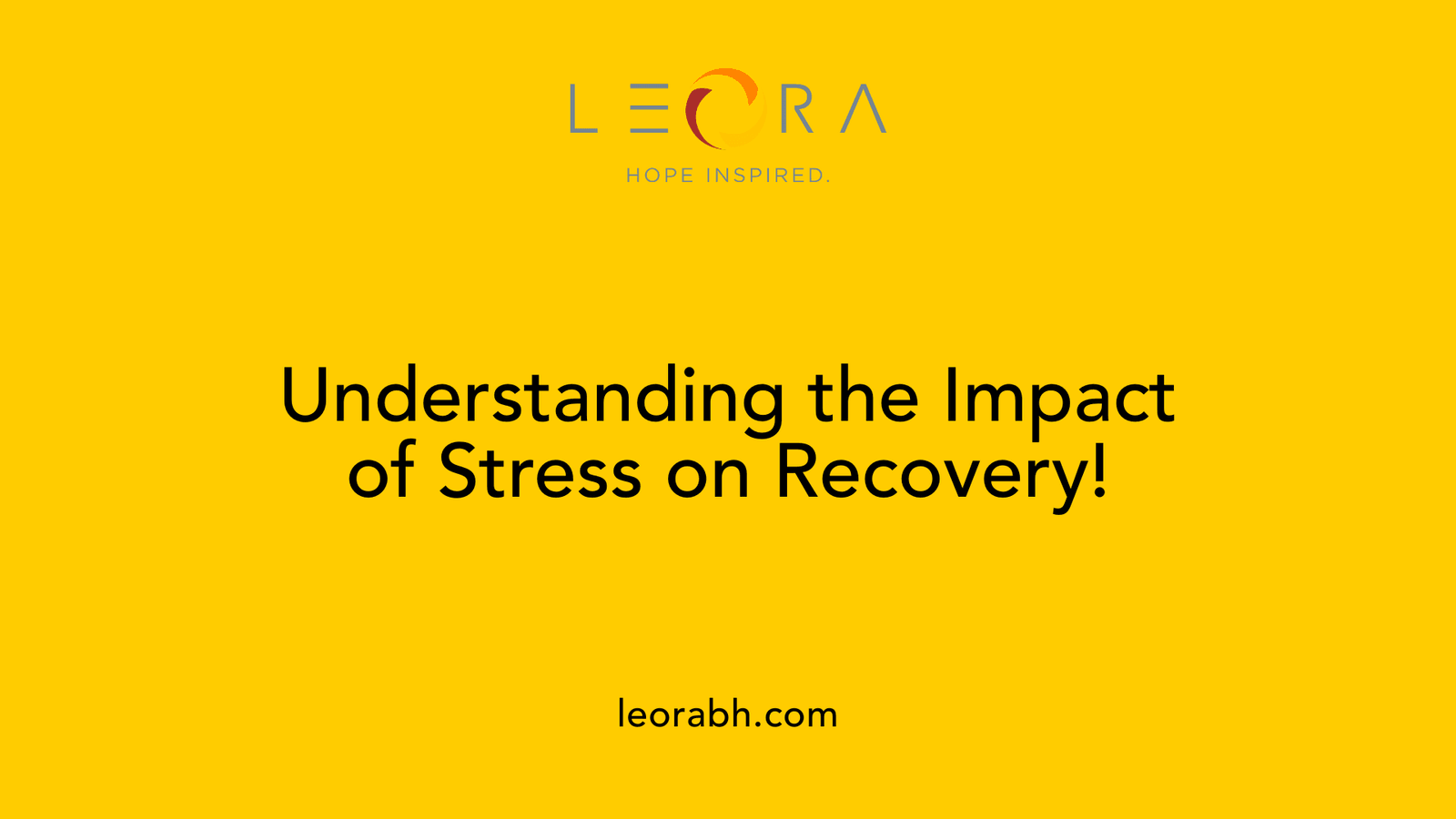 Understanding the Impact of Stress on Recovery!
