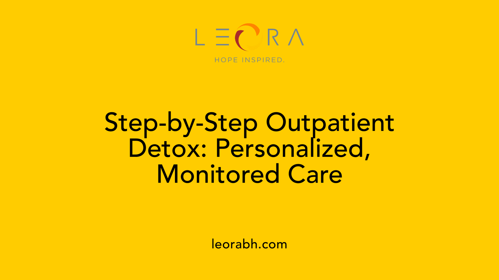Step-by-Step Outpatient Detox: Personalized, Monitored Care