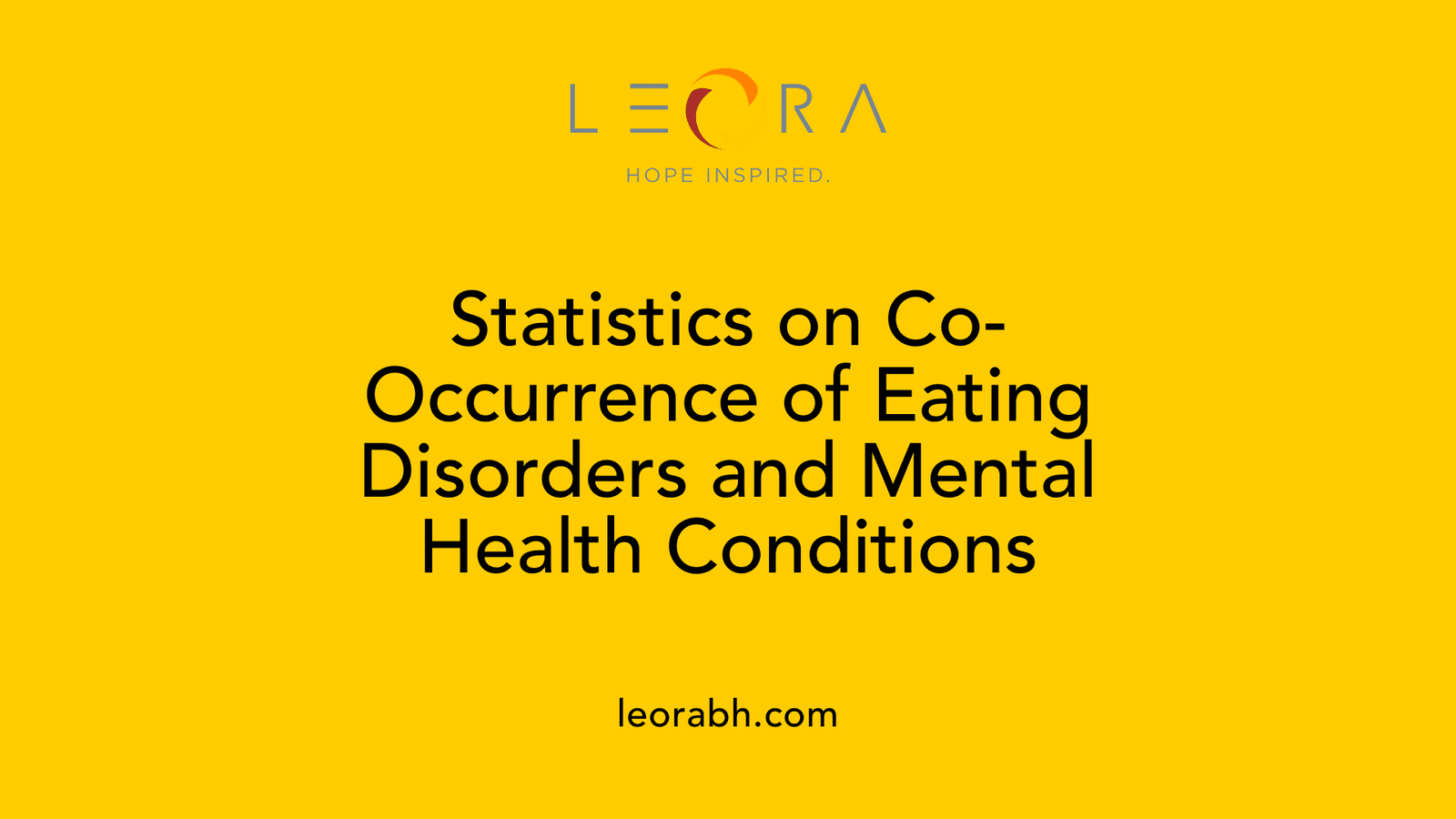Statistics on Co-Occurrence of Eating Disorders and Mental Health Conditions
