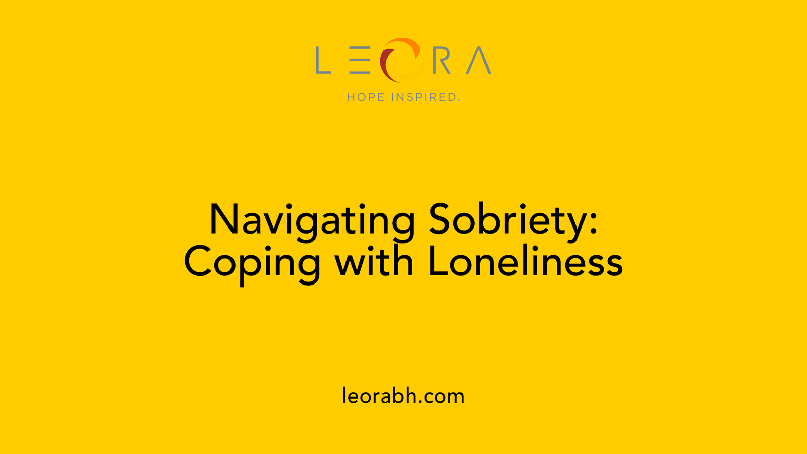 Navigating Sobriety: Coping with Loneliness
