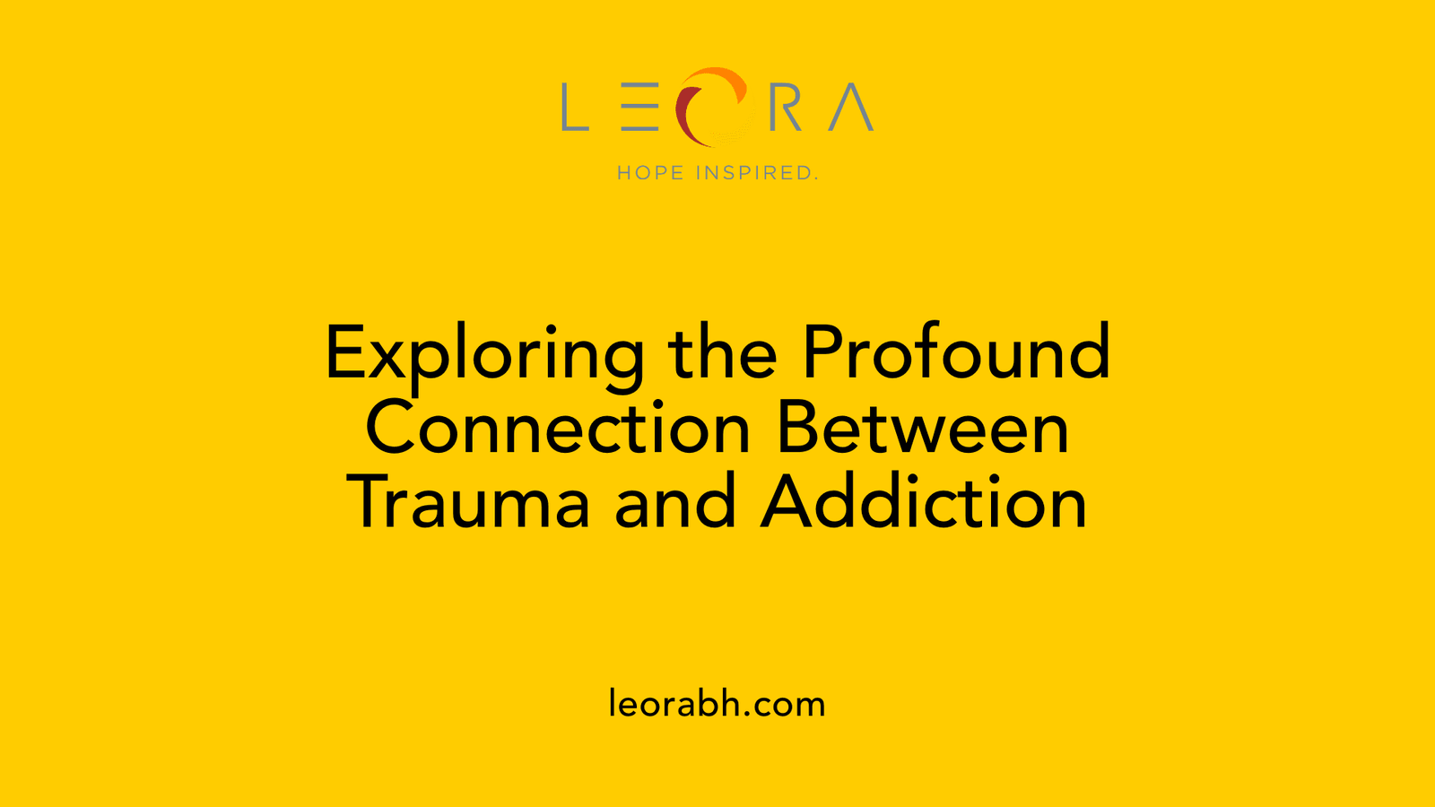 Exploring the Profound Connection Between Trauma and Addiction