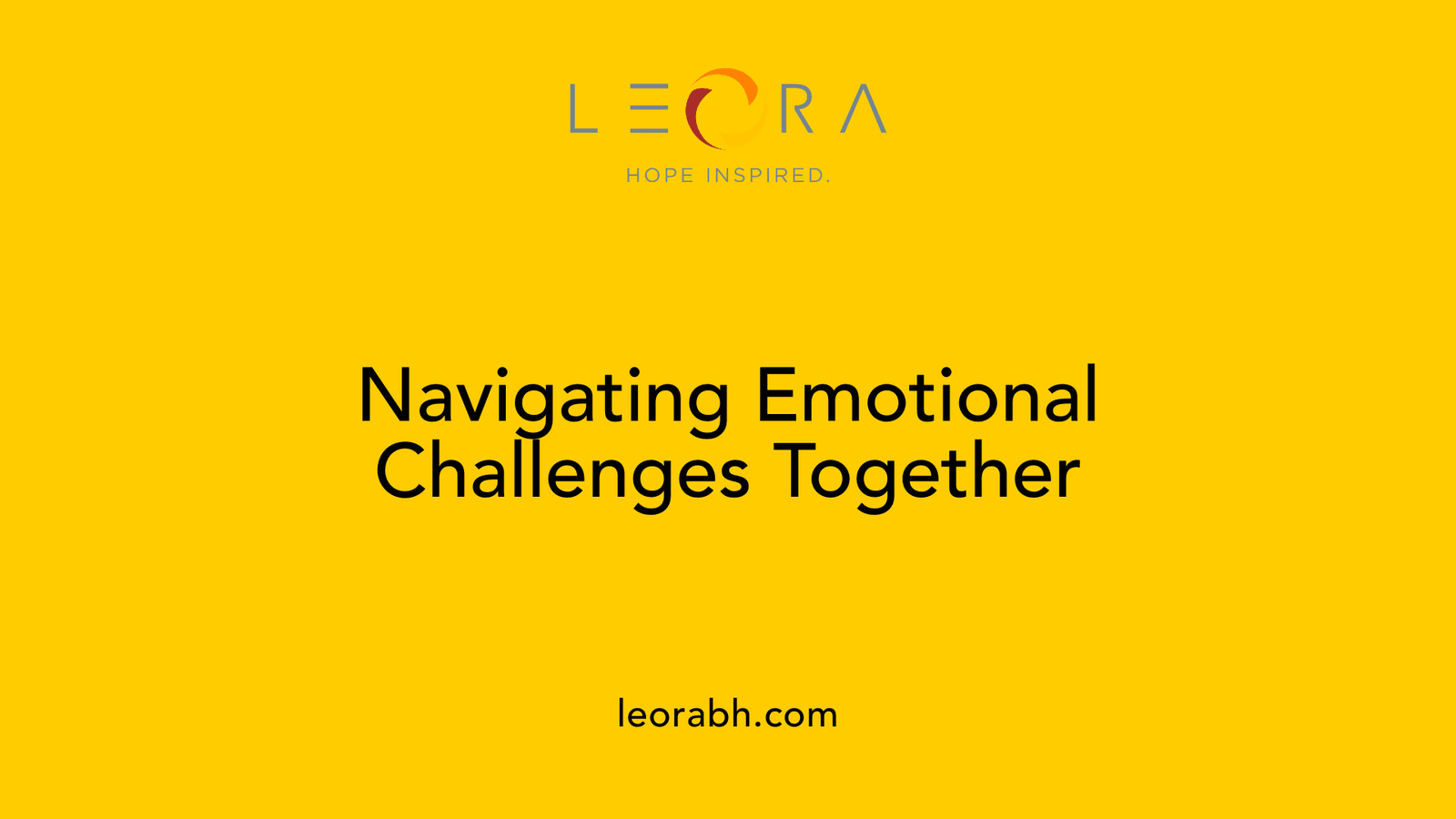 Navigating Emotional Challenges Together