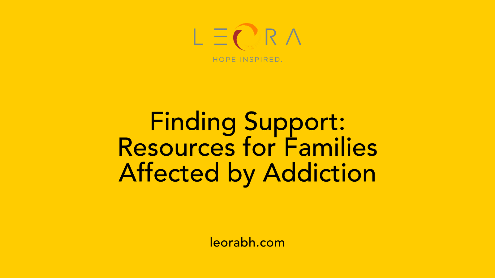 Finding Support: Resources for Families Affected by Addiction