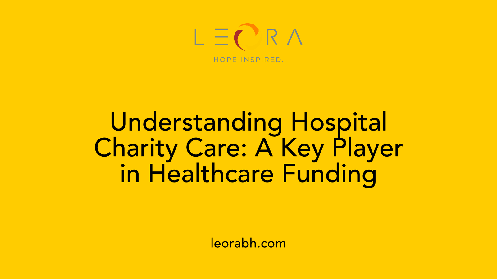 Understanding Hospital Charity Care: A Key Player in Healthcare Funding
