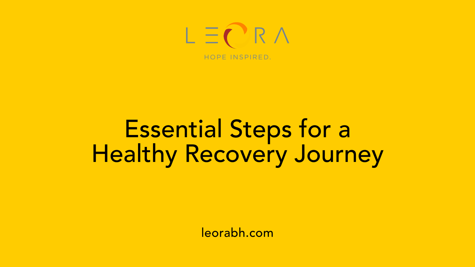Essential Steps for a Healthy Recovery Journey