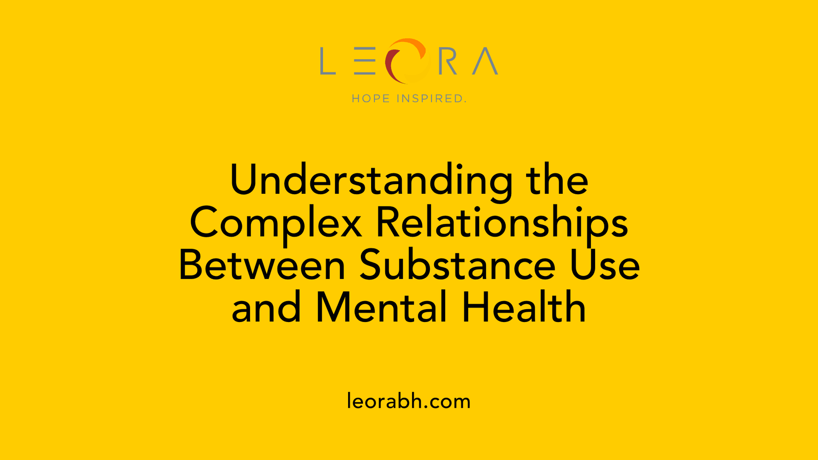 Understanding the Complex Relationships Between Substance Use and Mental Health