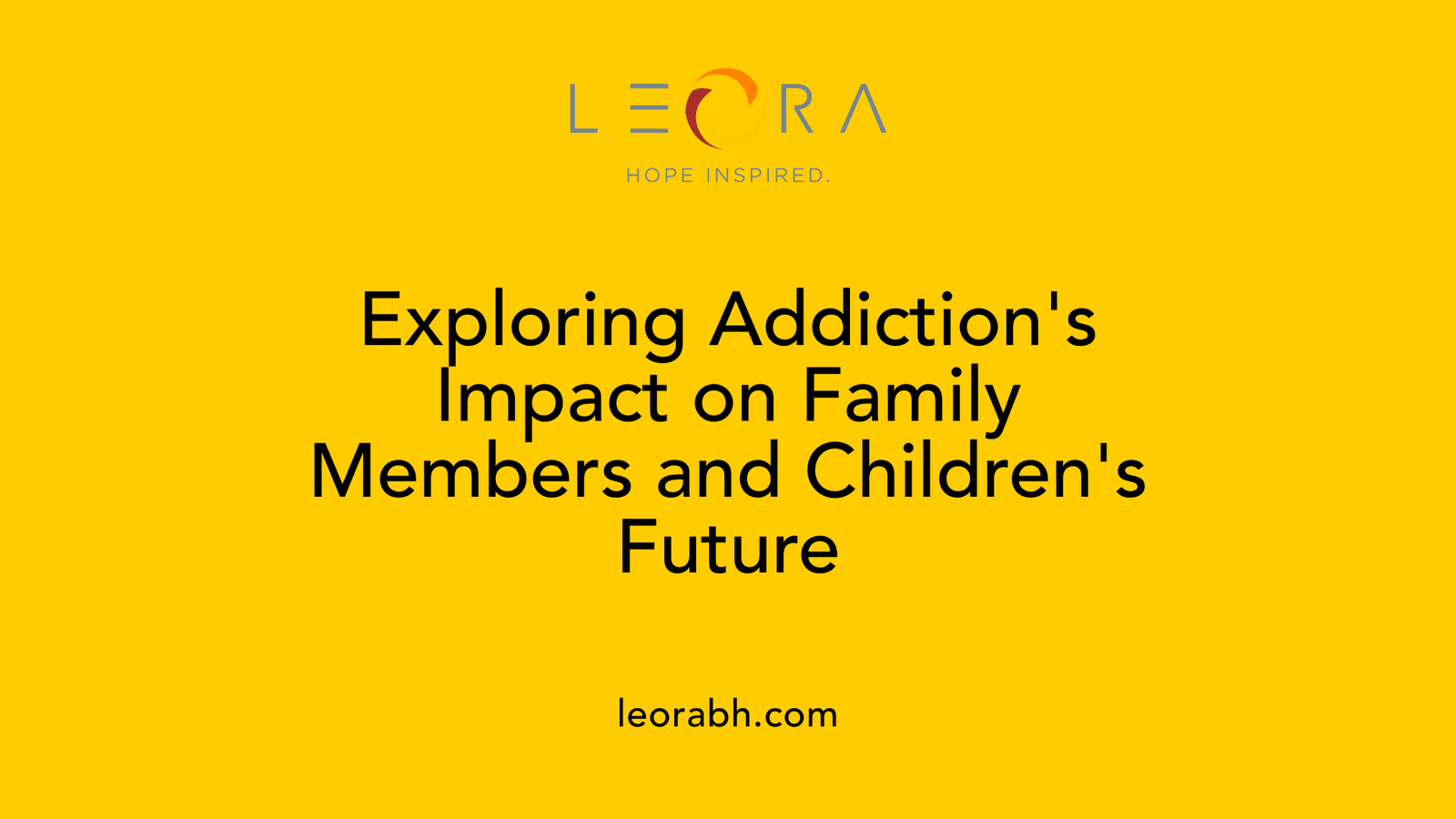 Exploring Addiction's Impact on Family Members and Children's Future