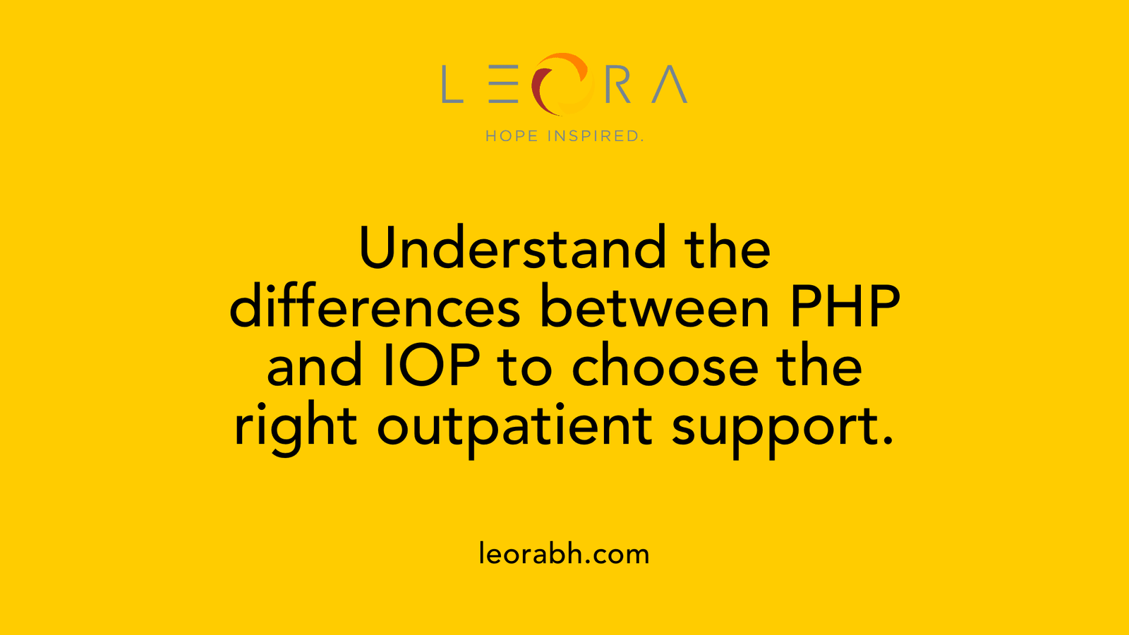 Understand the differences between PHP and IOP to choose the right outpatient support.
