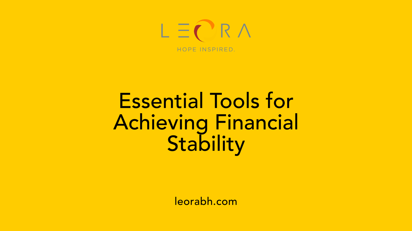 Essential Tools for Achieving Financial Stability