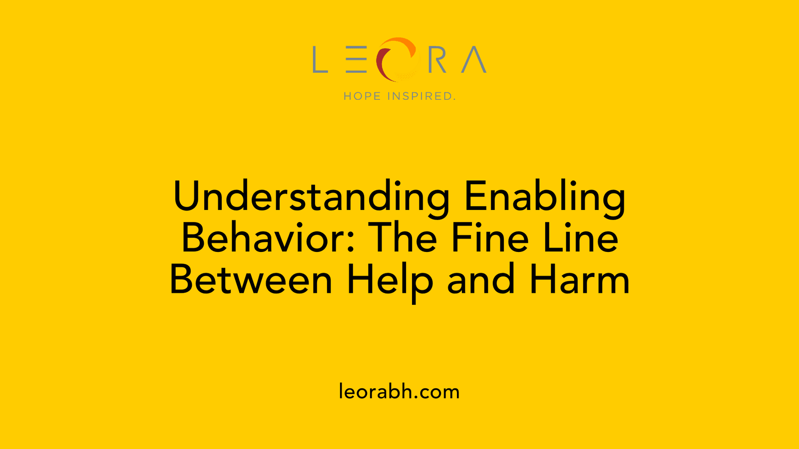 Understanding Enabling Behavior: The Fine Line Between Help and Harm