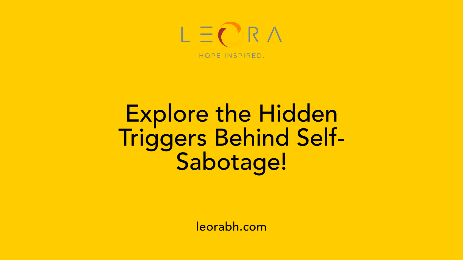 Explore the Hidden Triggers Behind Self-Sabotage!