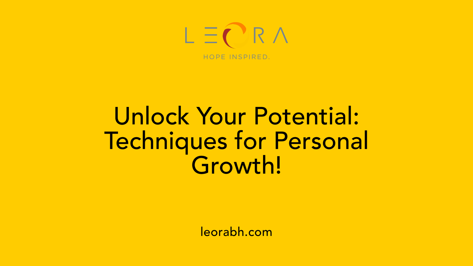 Unlock Your Potential: Techniques for Personal Growth!