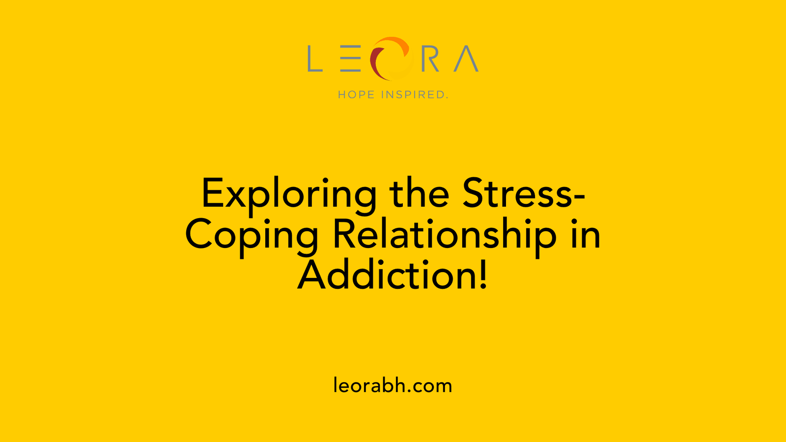 Exploring the Stress-Coping Relationship in Addiction!