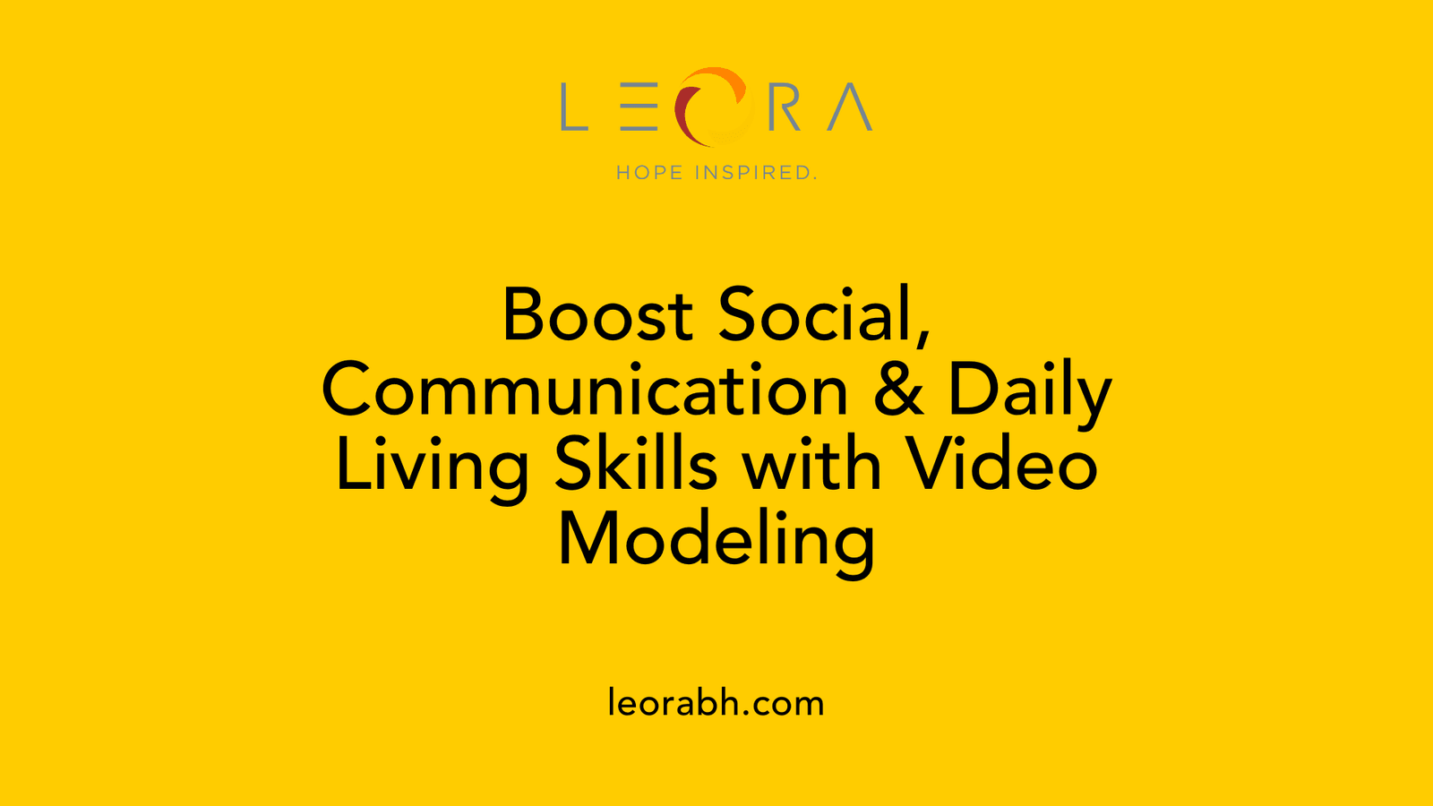 Boost Social, Communication &amp; Daily Living Skills with Video Modeling
