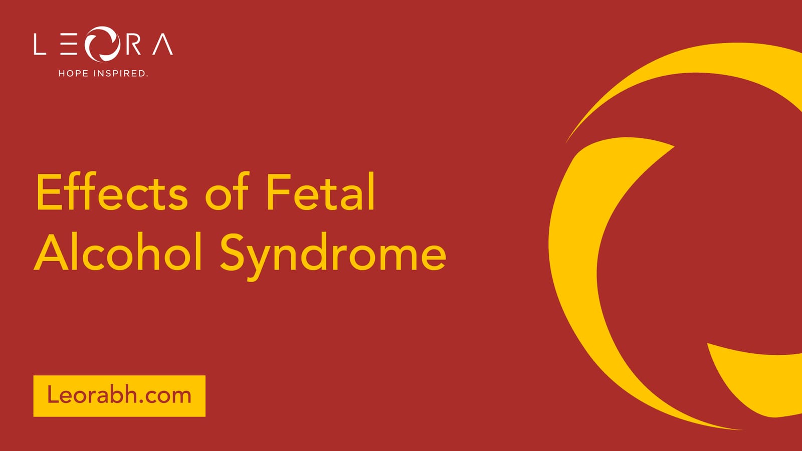banner of effects of fetal alcohol syndrome