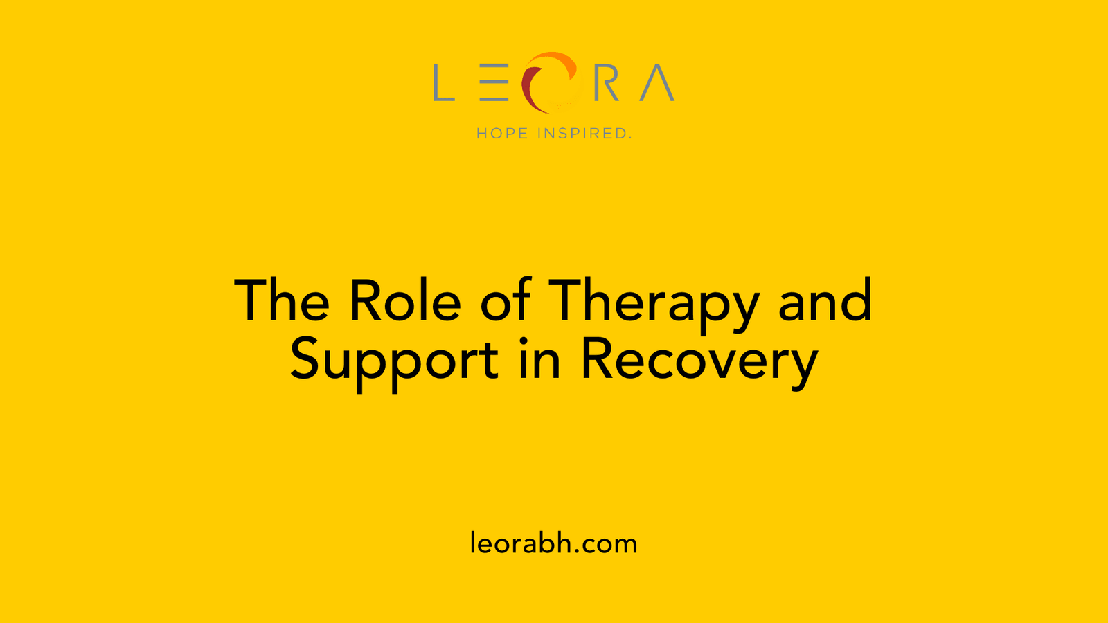 The Role of Therapy and Support in Recovery