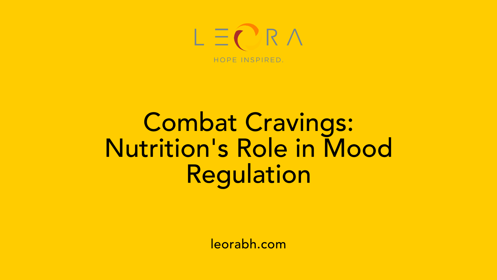 Combat Cravings: Nutrition's Role in Mood Regulation