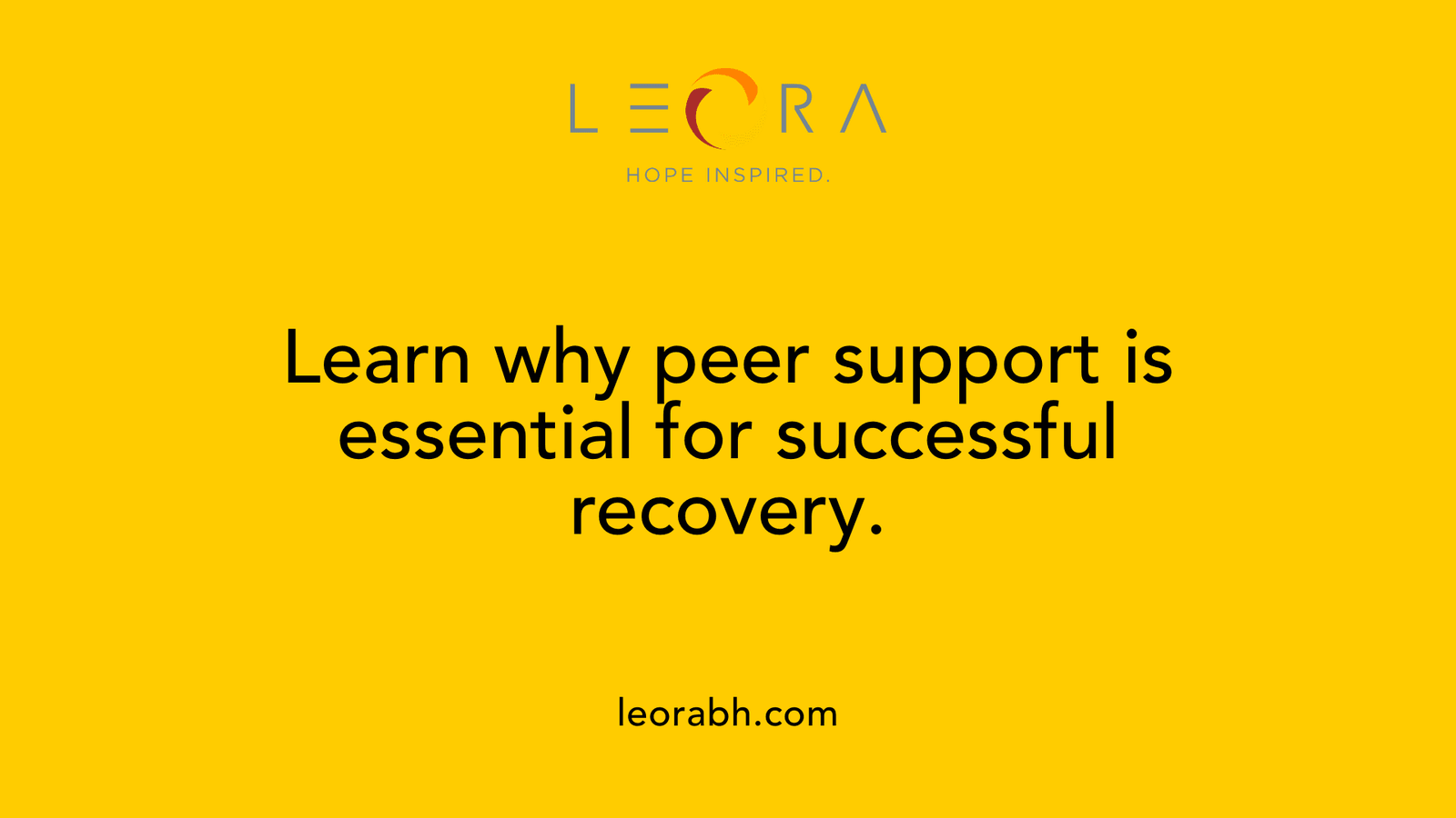Learn why peer support is essential for successful recovery.