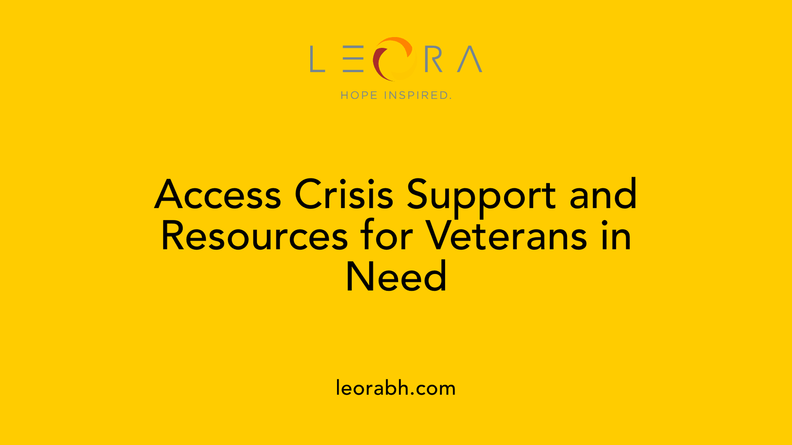 Access Crisis Support and Resources for Veterans in Need