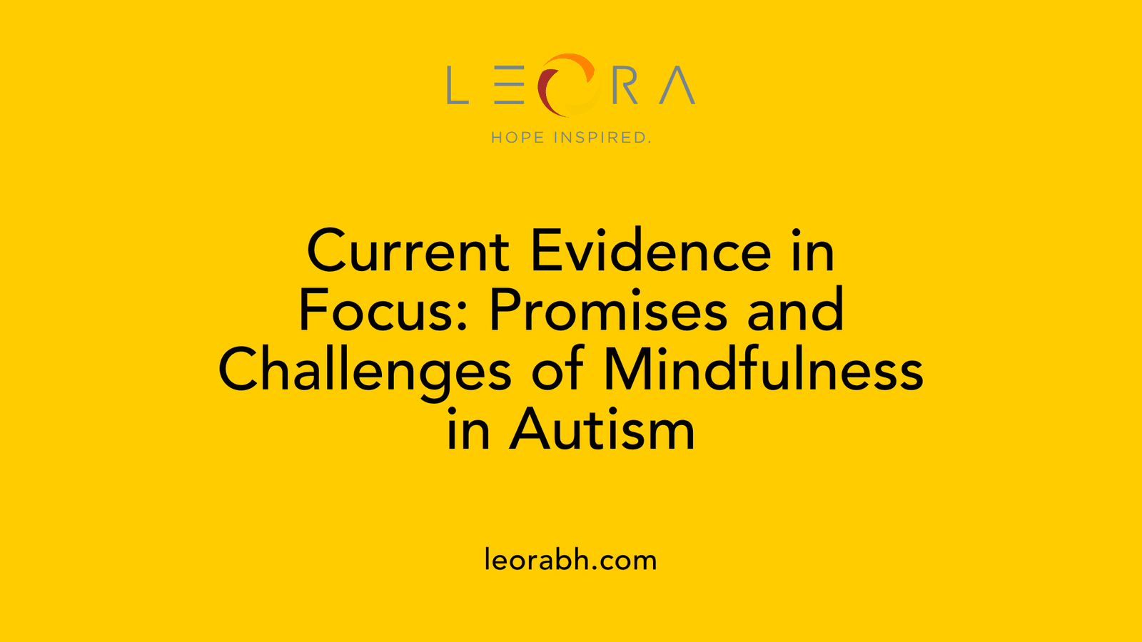 Current Evidence in Focus: Promises and Challenges of Mindfulness in Autism