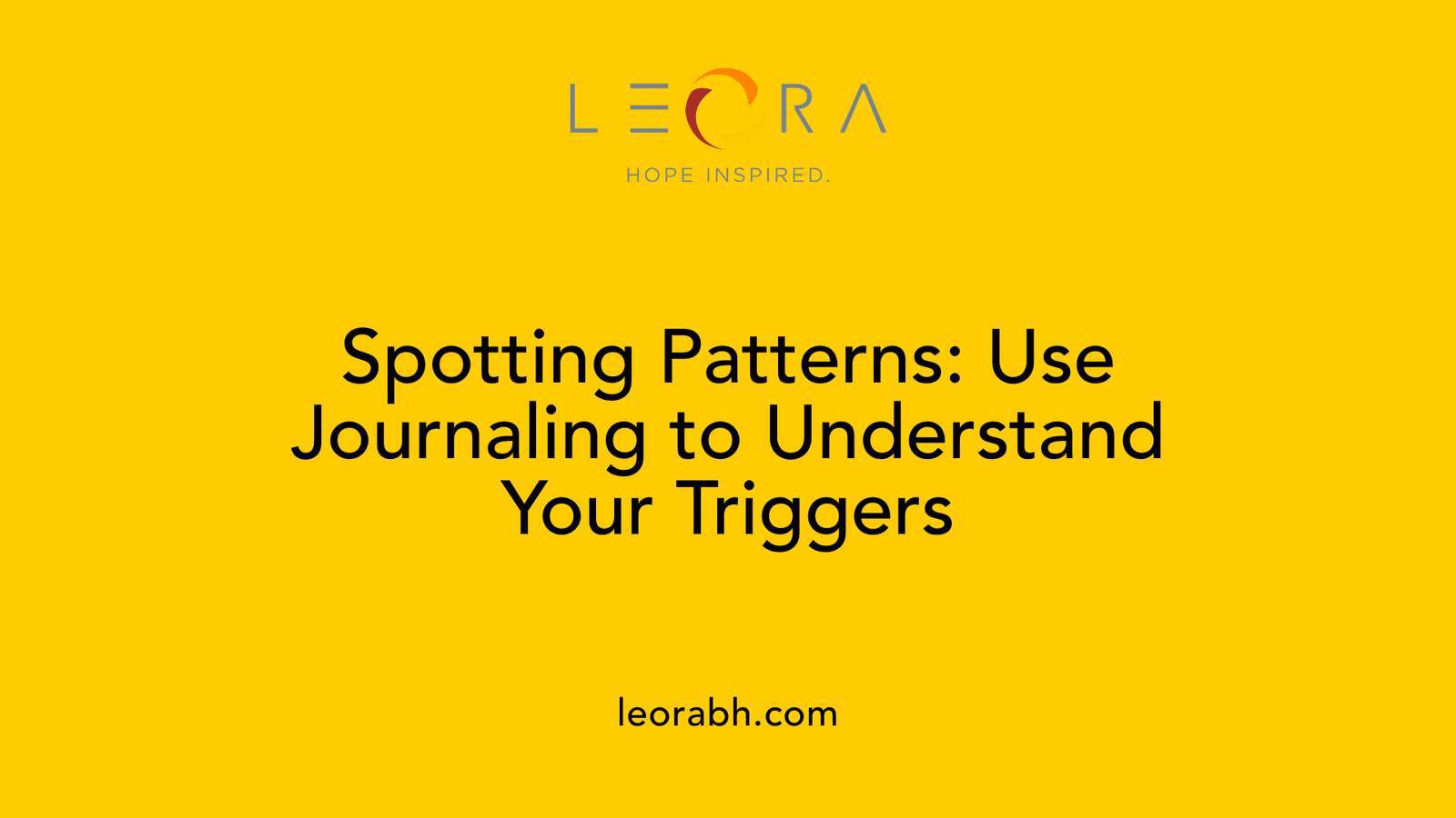 Spotting Patterns: Use Journaling to Understand Your Triggers
