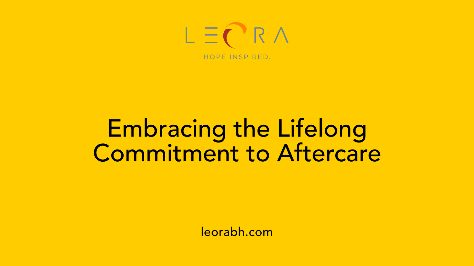 Embracing the Lifelong Commitment to Aftercare