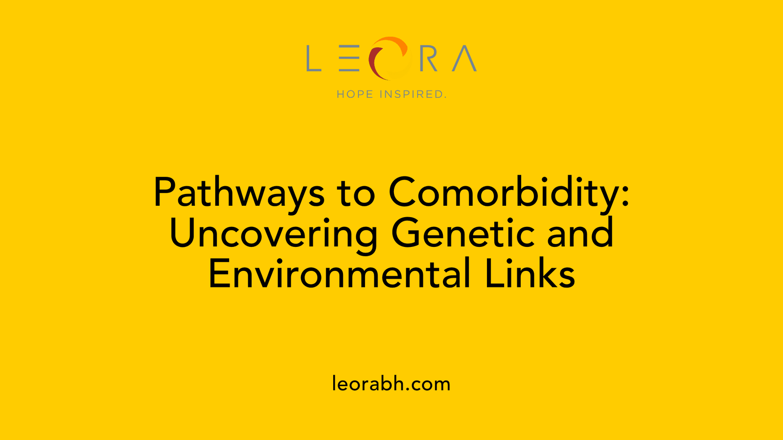 Pathways to Comorbidity: Uncovering Genetic and Environmental Links