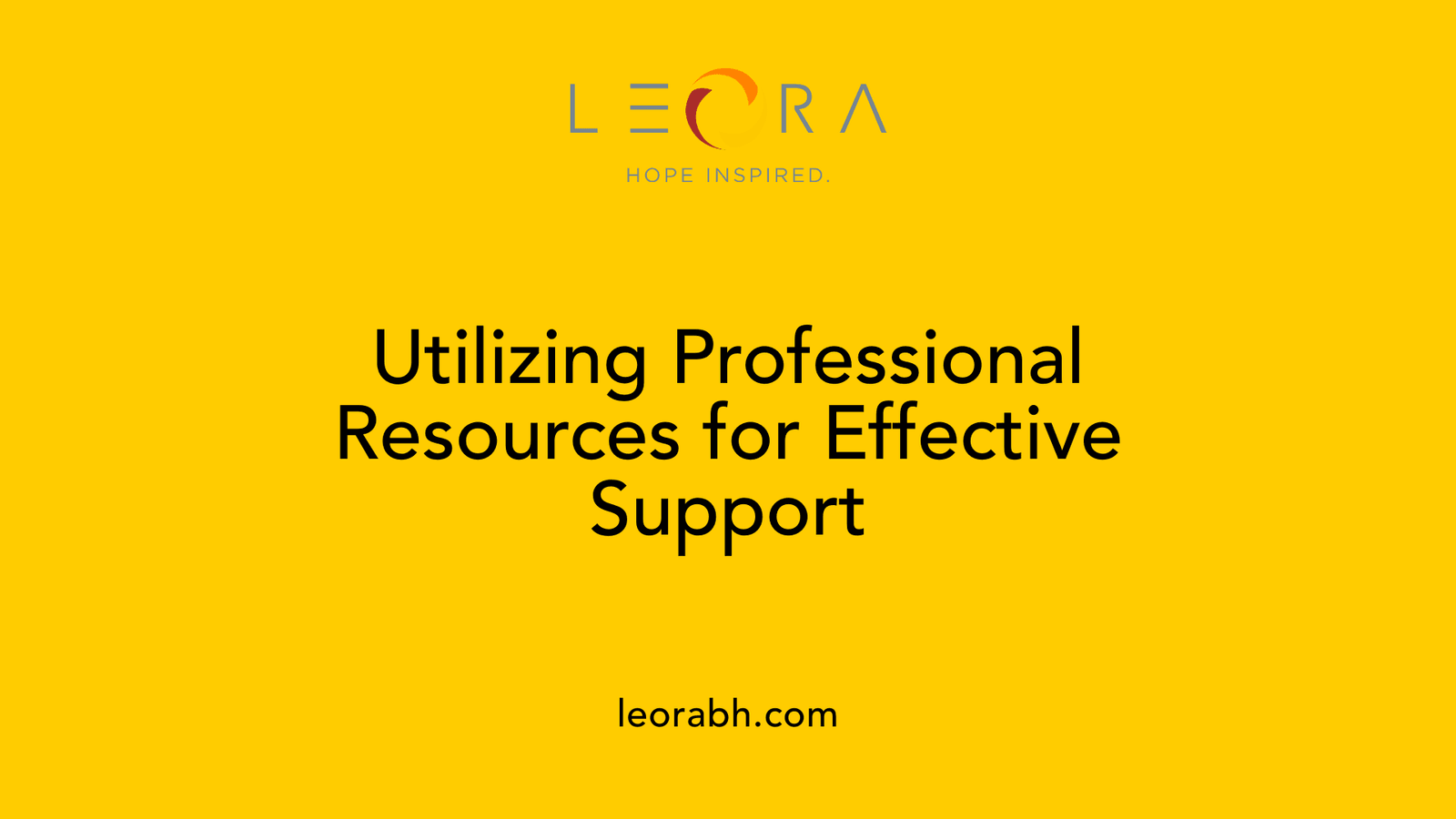 Utilizing Professional Resources for Effective Support