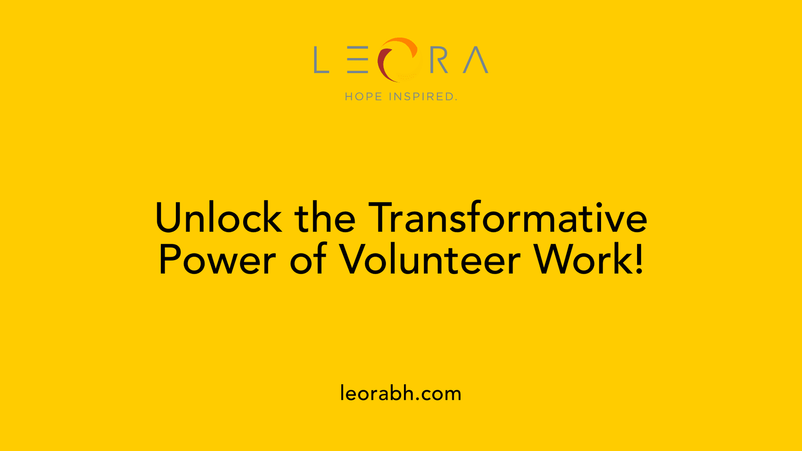 Unlock the Transformative Power of Volunteer Work!