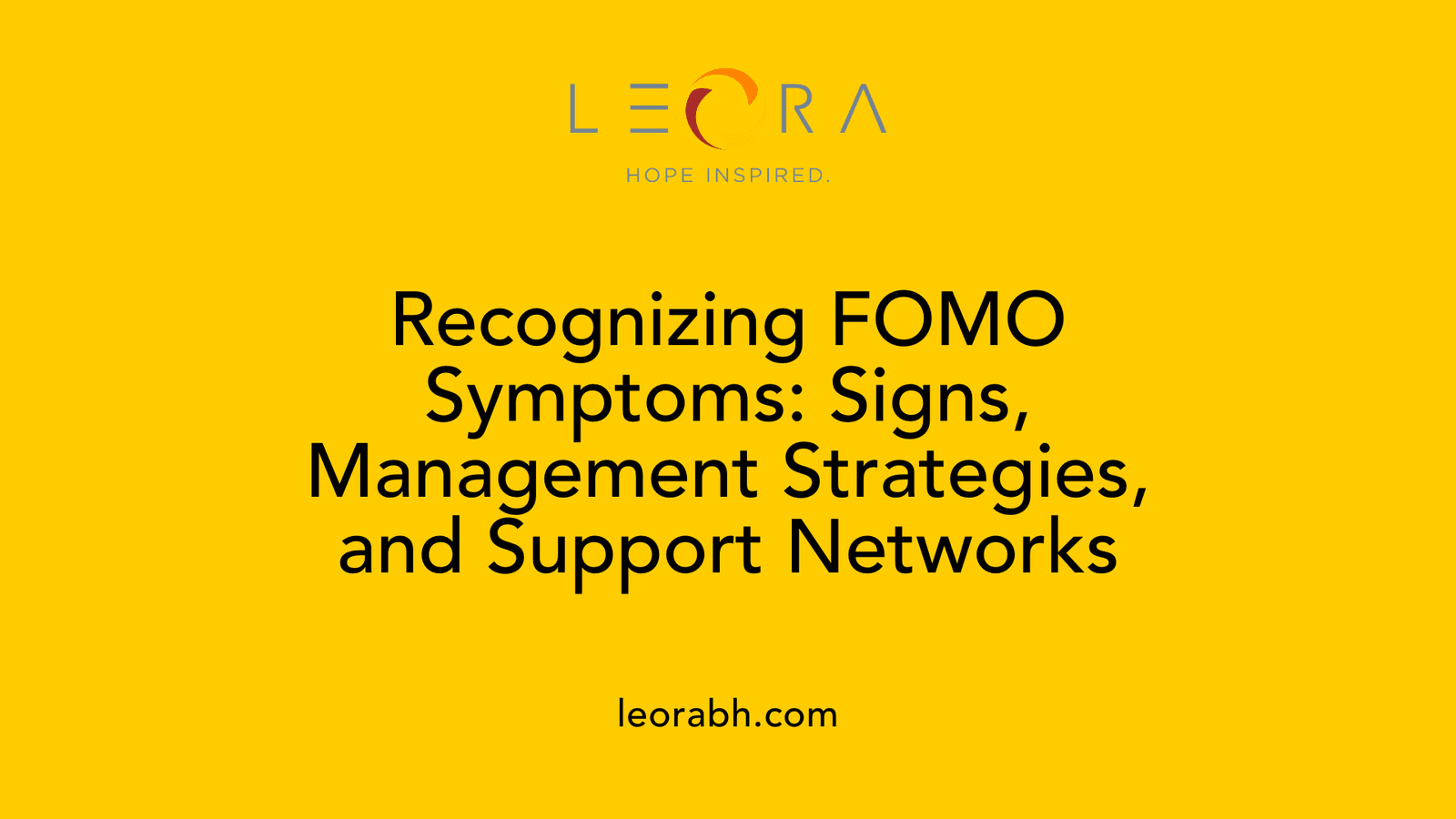 Recognizing FOMO Symptoms: Signs, Management Strategies, and Support Networks