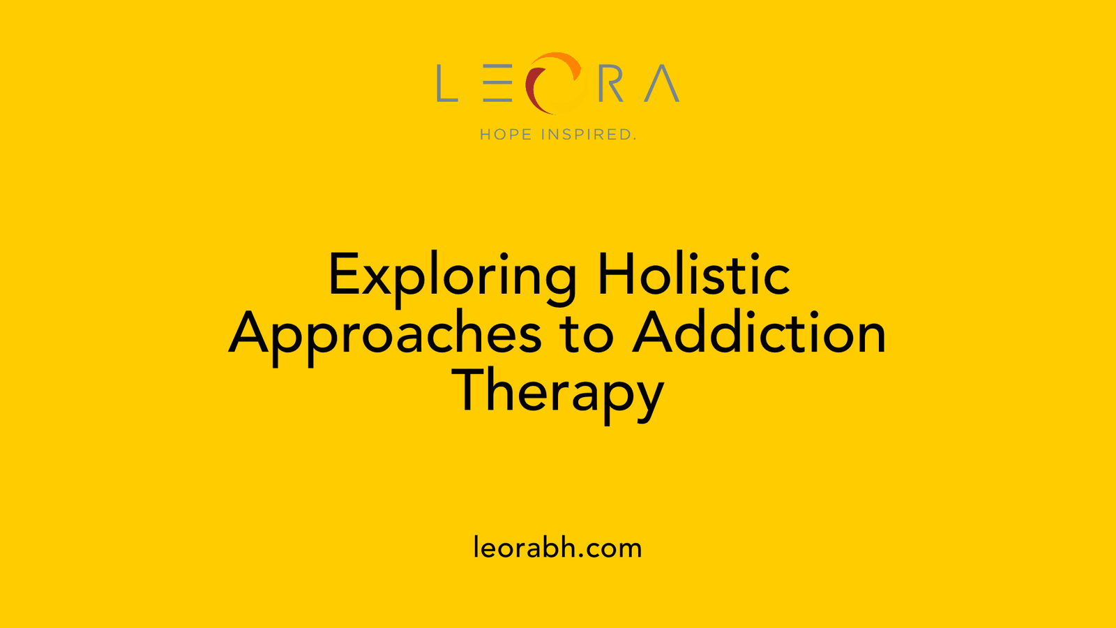 Exploring Holistic Approaches to Addiction Therapy