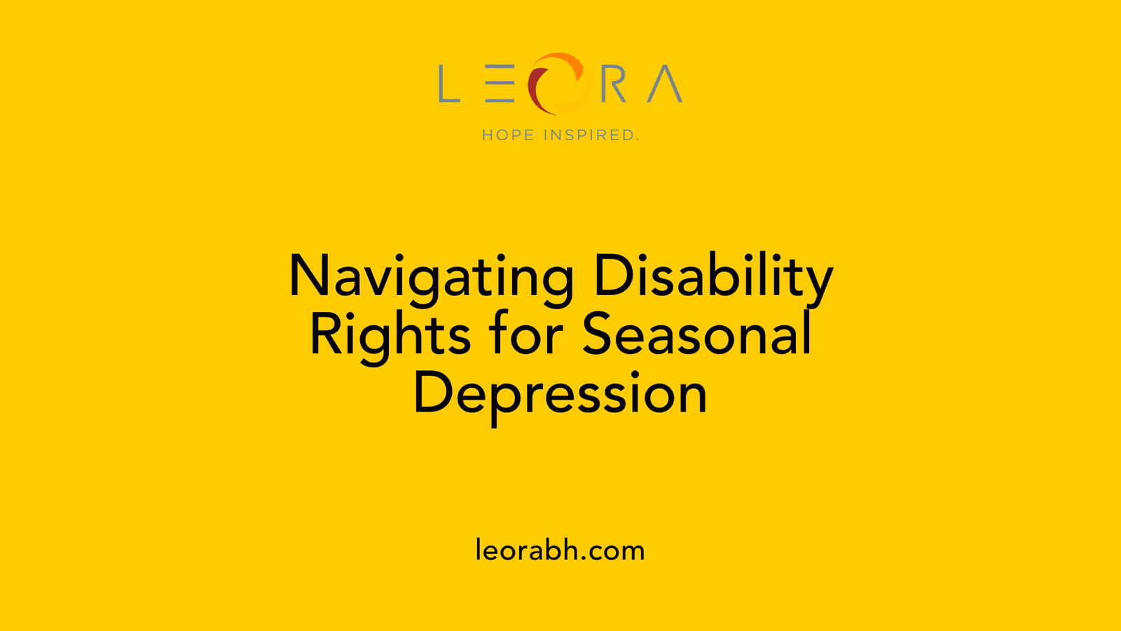 Navigating Disability Rights for Seasonal Depression