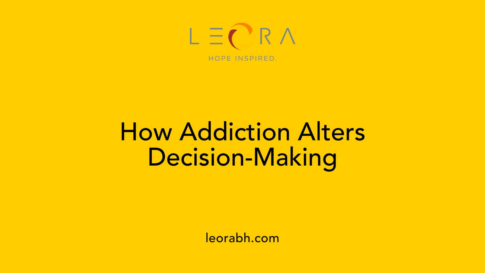 How Addiction Alters Decision-Making