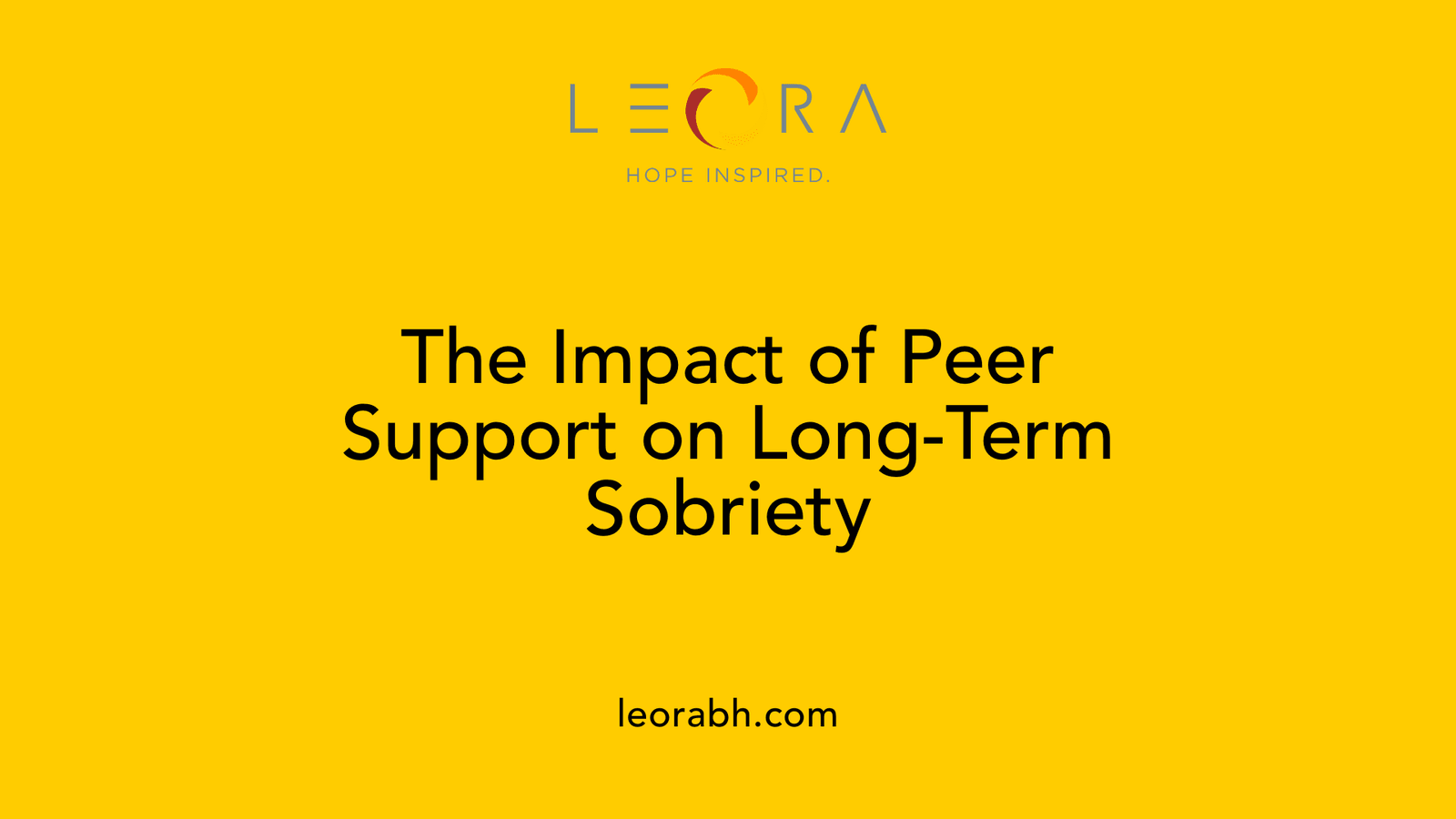 The Impact of Peer Support on Long-Term Sobriety