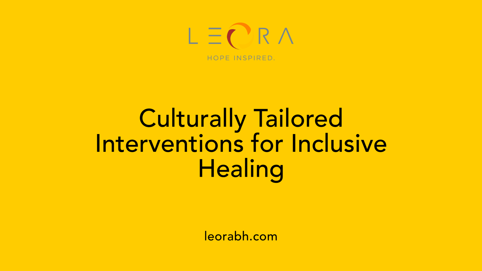Culturally Tailored Interventions for Inclusive Healing