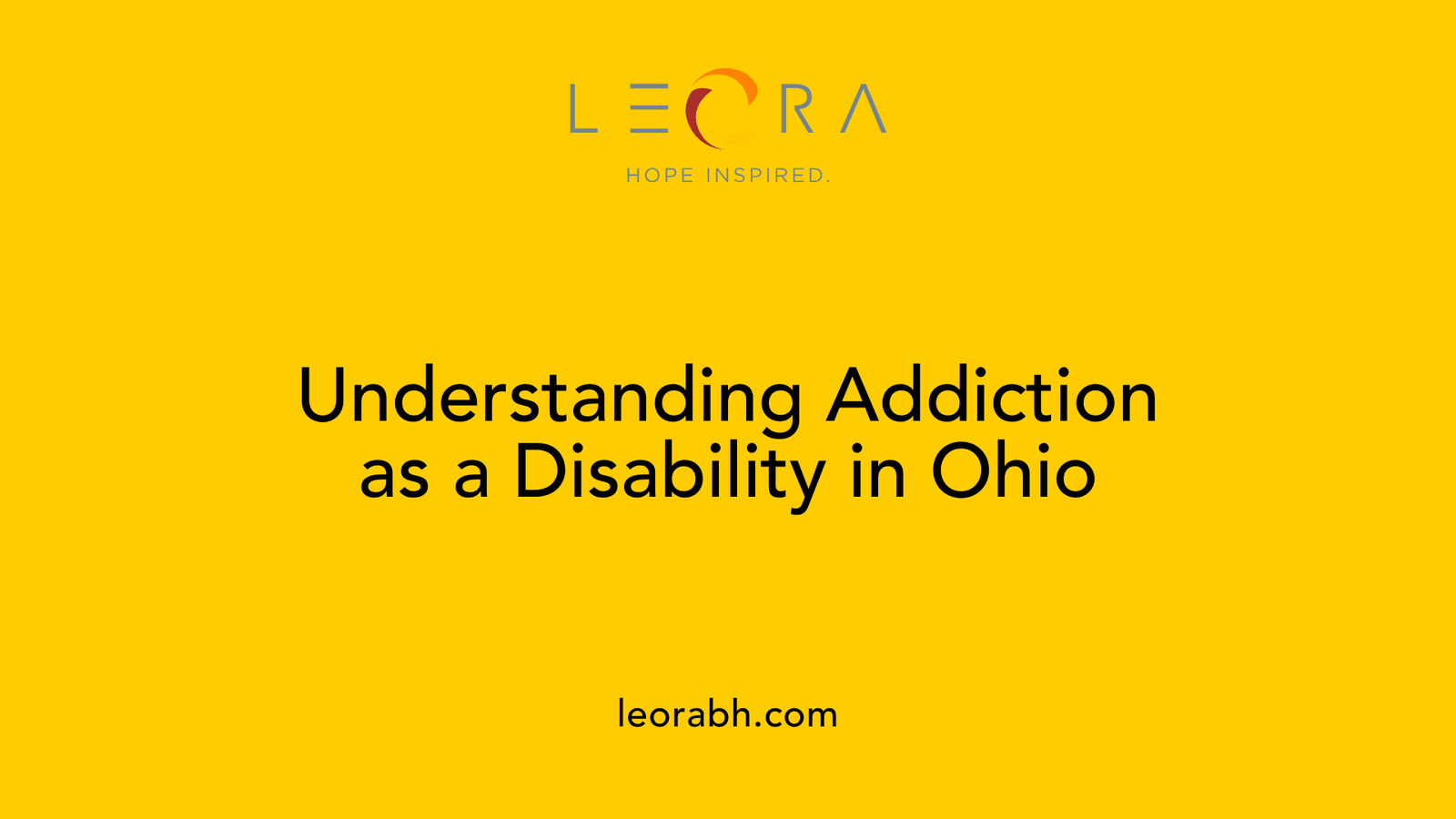 Understanding Addiction as a Disability in Ohio