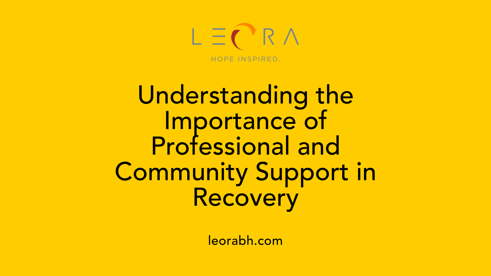 Understanding the Importance of Professional and Community Support in Recovery