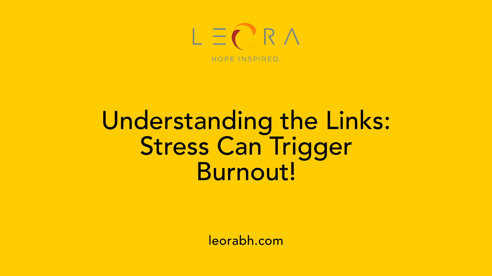 Understanding the Links: Stress Can Trigger Burnout!
