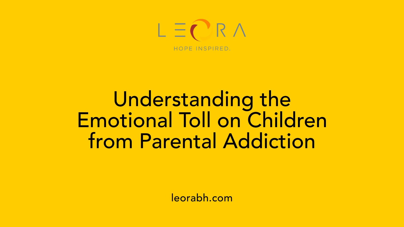 Understanding the Emotional Toll on Children from Parental Addiction