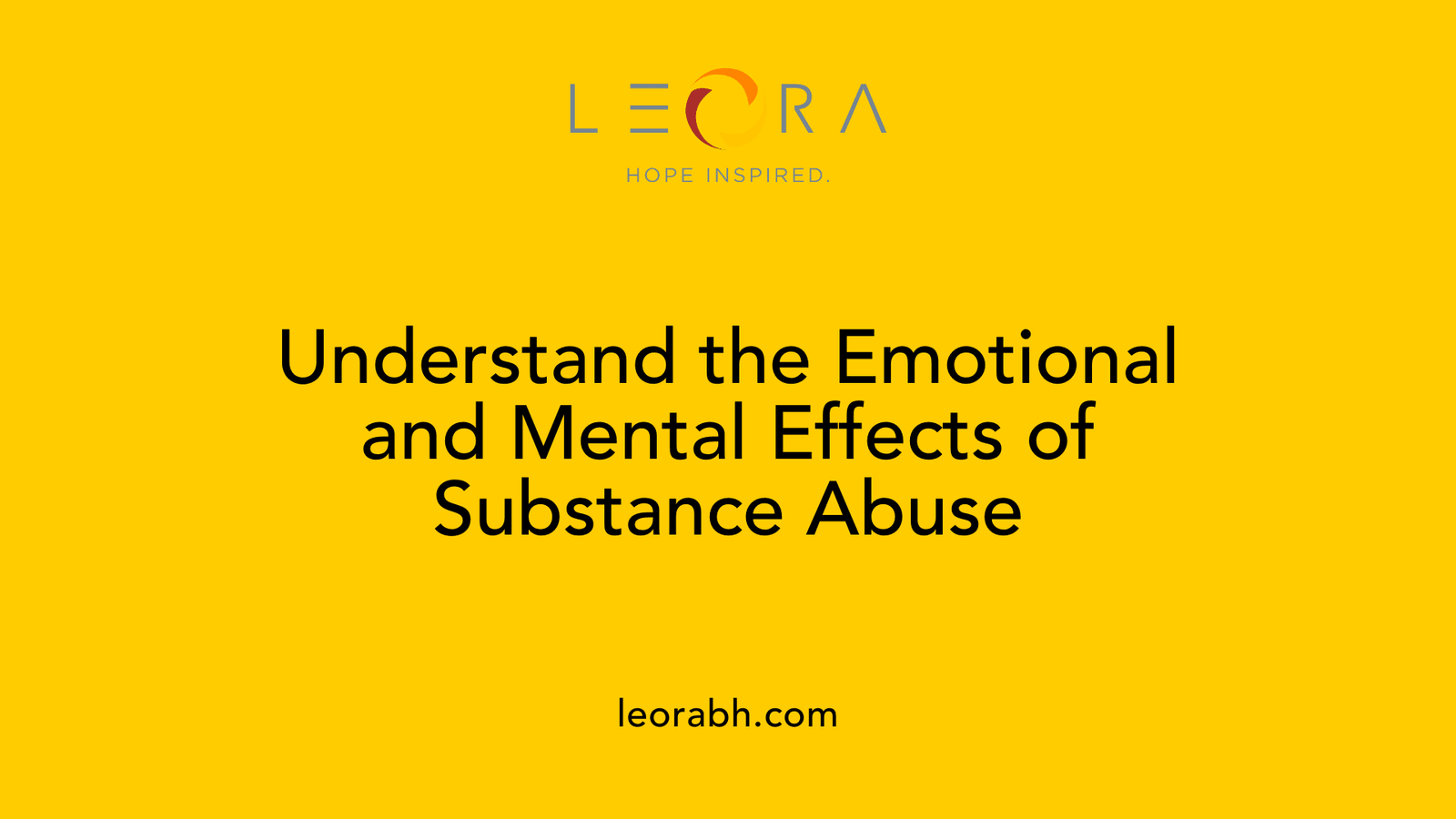Understand the Emotional and Mental Effects of Substance Abuse