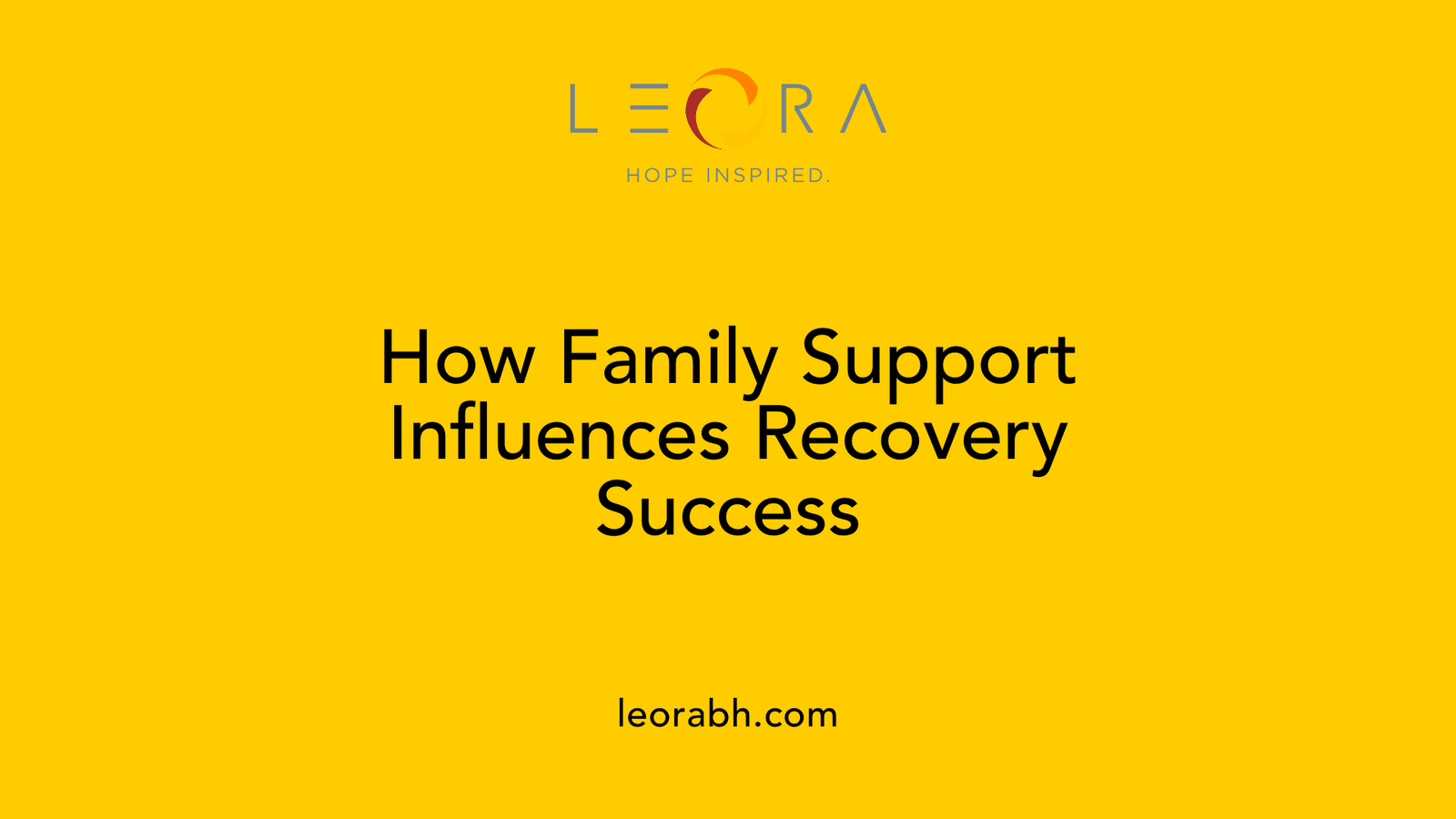 How Family Support Influences Recovery Success