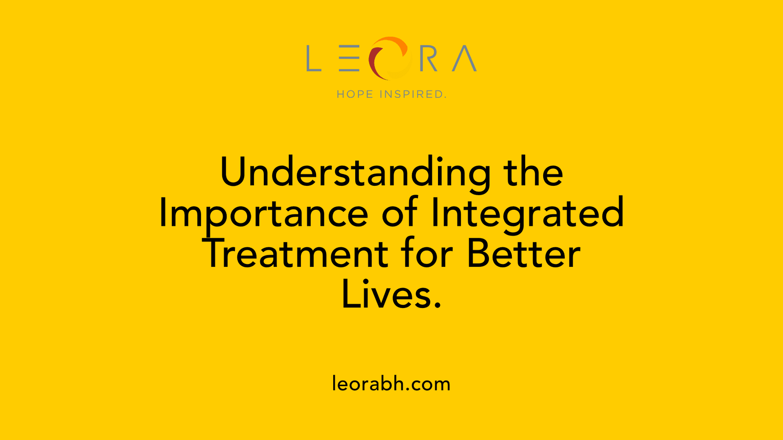 Understanding the Importance of Integrated Treatment for Better Lives.