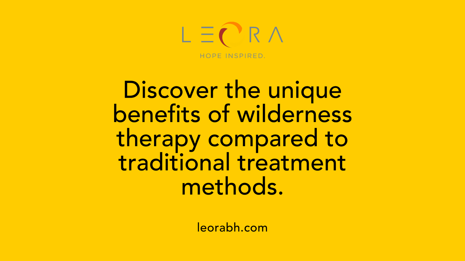 Discover the unique benefits of wilderness therapy compared to traditional treatment methods.