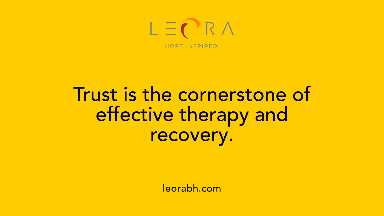 Trust is the cornerstone of effective therapy and recovery.