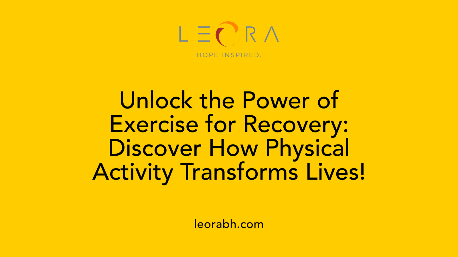Unlock the Power of Exercise for Recovery: Discover How Physical Activity Transforms Lives!
