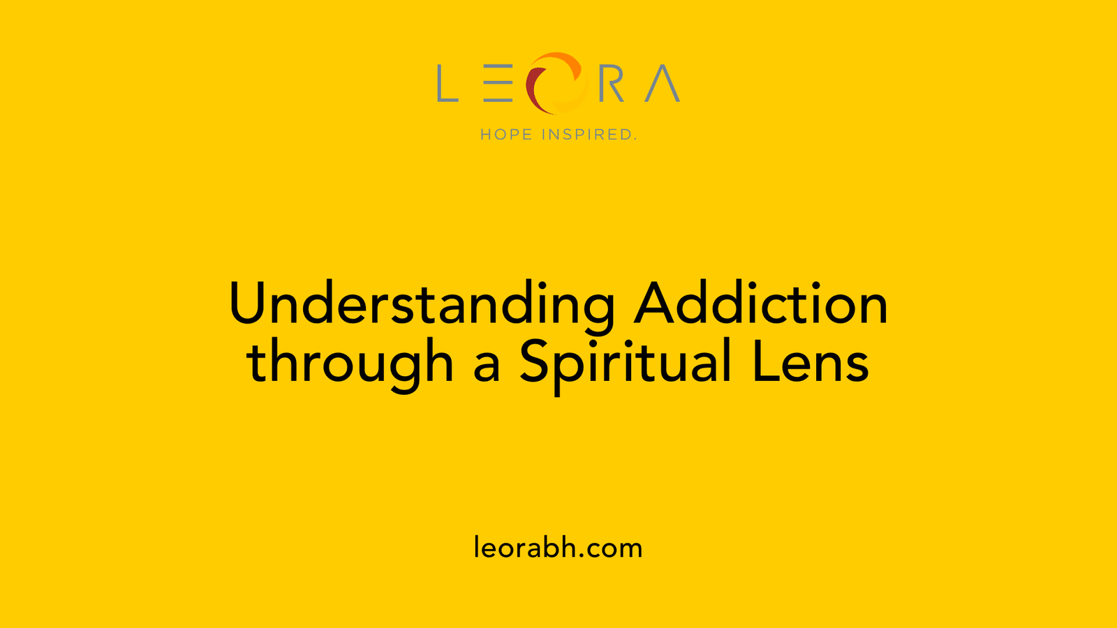 Understanding Addiction through a Spiritual Lens