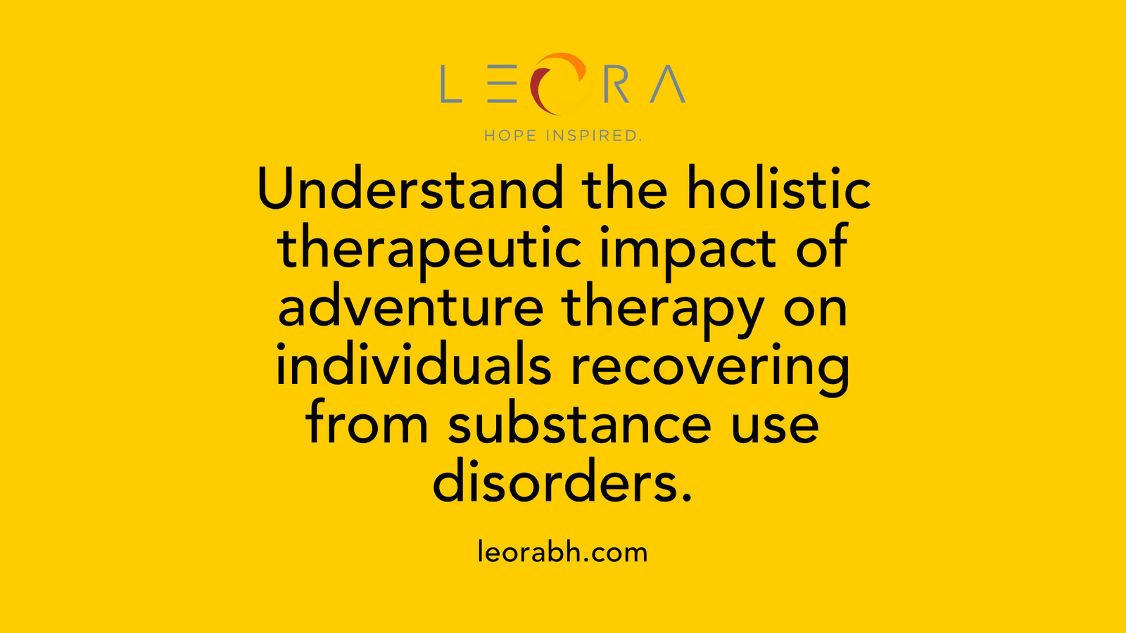 Understand the holistic therapeutic impact of adventure therapy on individuals recovering from substance use disorders.