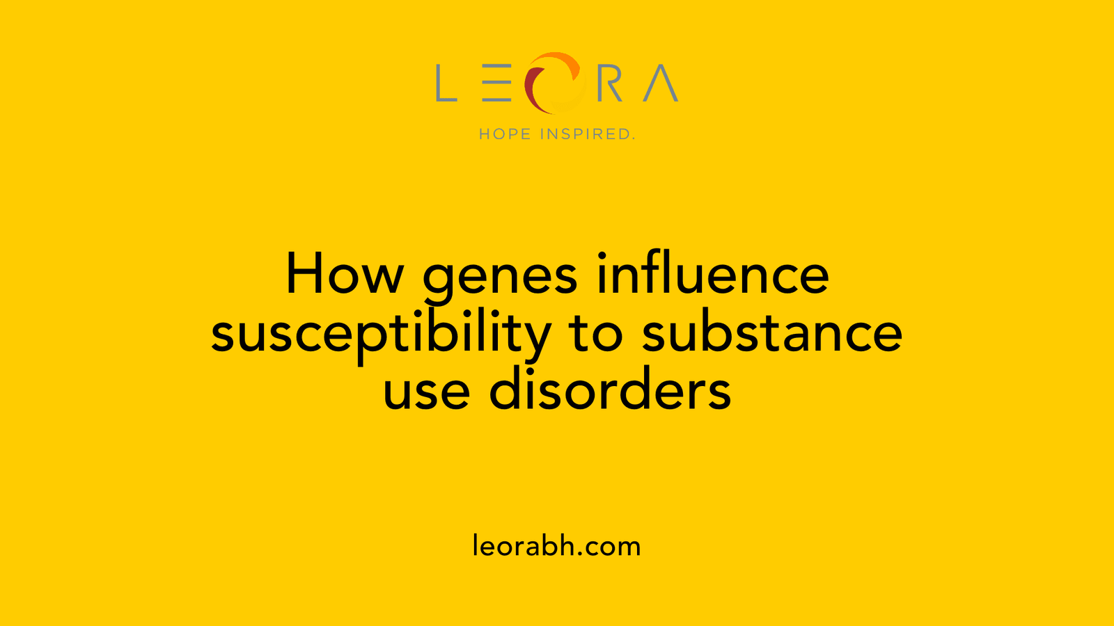 How genes influence susceptibility to substance use disorders